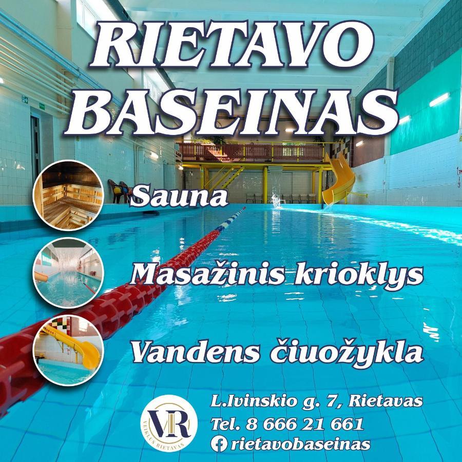 "Veiklus Rietavas" Apgyvendinimas Pansiyon Dış mekan fotoğraf